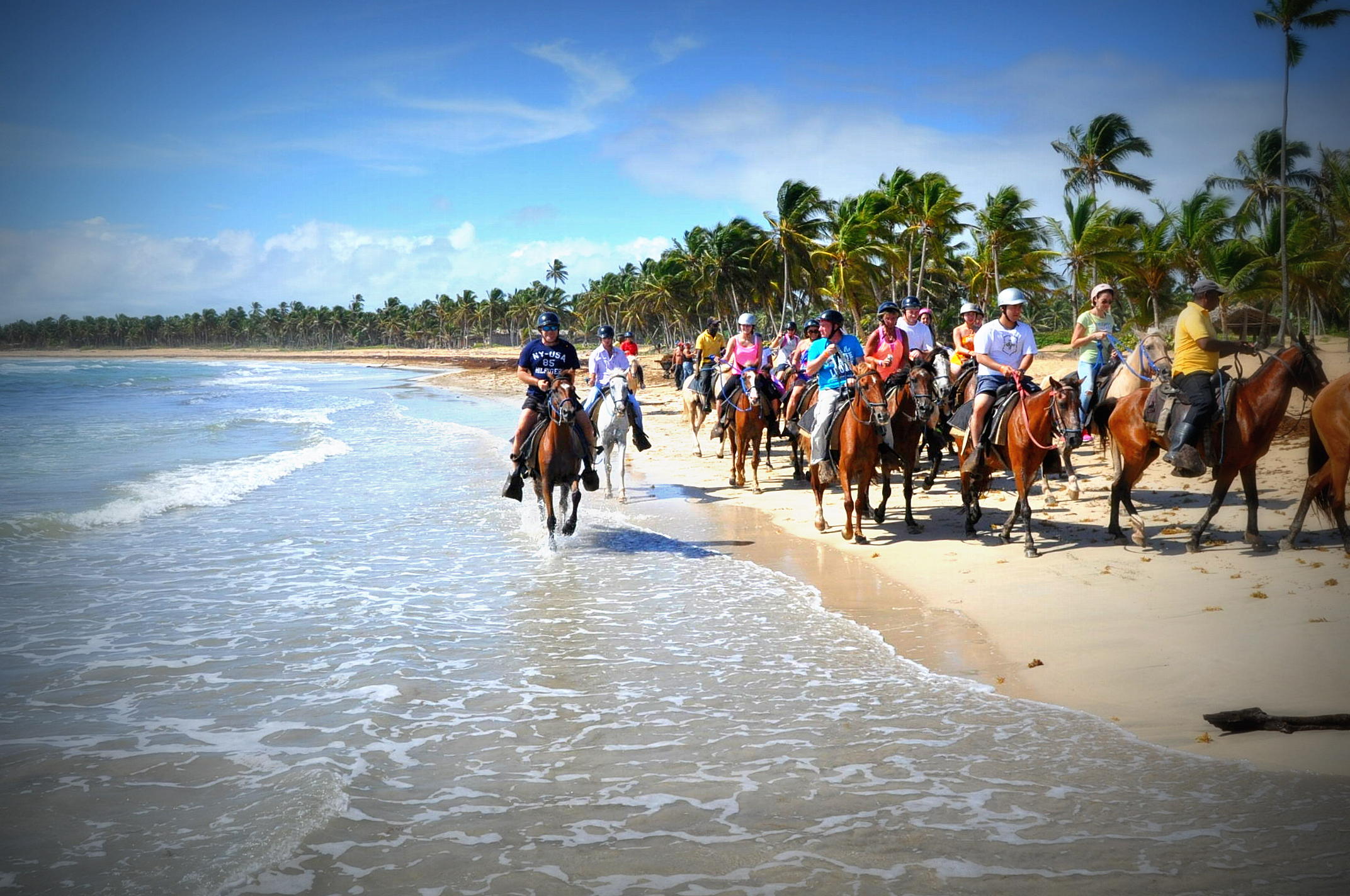 things to do in punta cana dominican republic horseback riding on the beach picture
